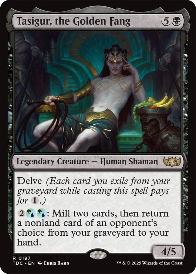 Image for Tasigur, the Golden Fang (197) (TDC)