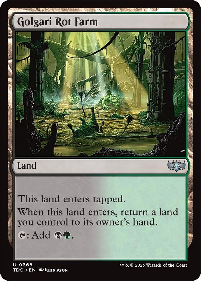 Image for Golgari Rot Farm (368) (TDC)