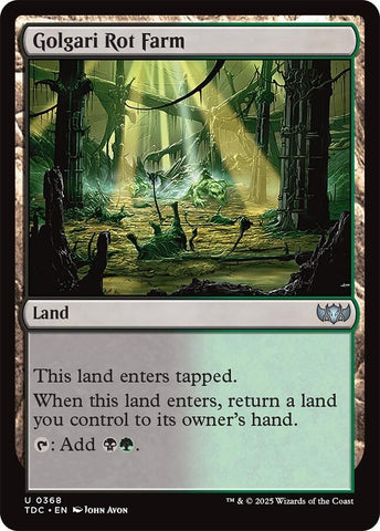 Image for Golgari Rot Farm (368) (TDC)