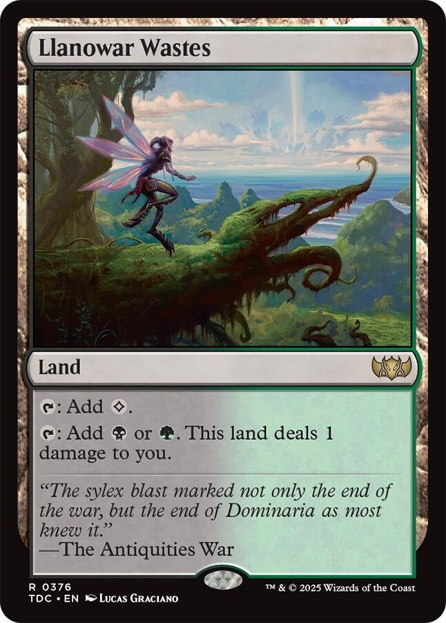 Image for Llanowar Wastes (376) (TDC)