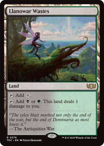 Image for Llanowar Wastes (376) (TDC)