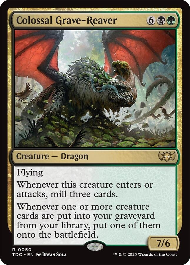 Image for Colossal Grave-Reaver (50) (TDC)