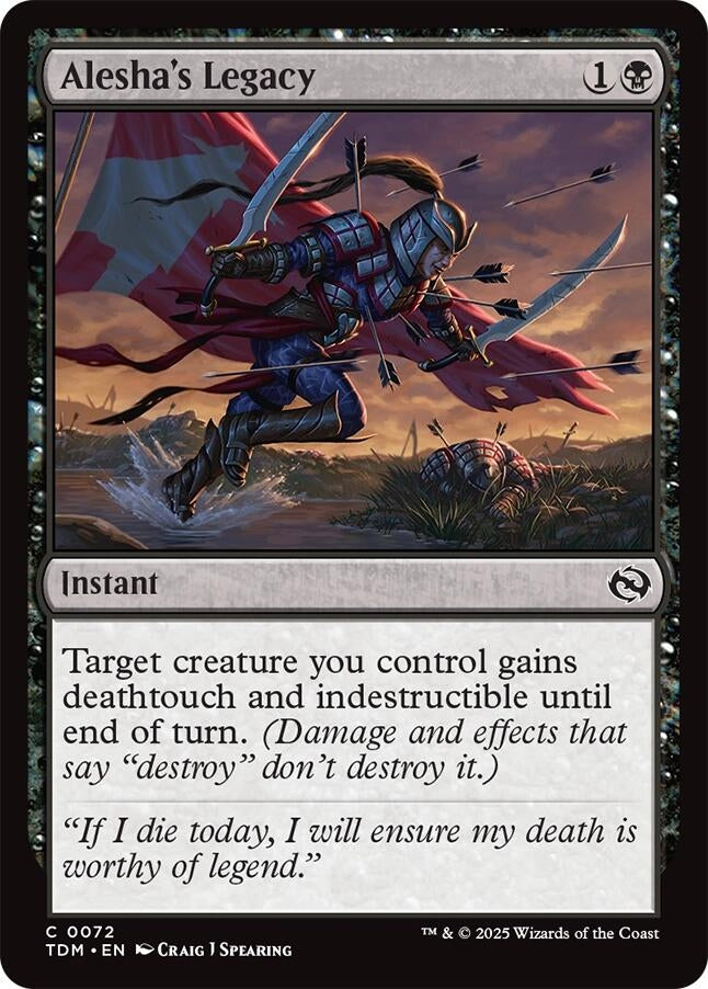 Image for Alesha's Legacy (72) (TDM)