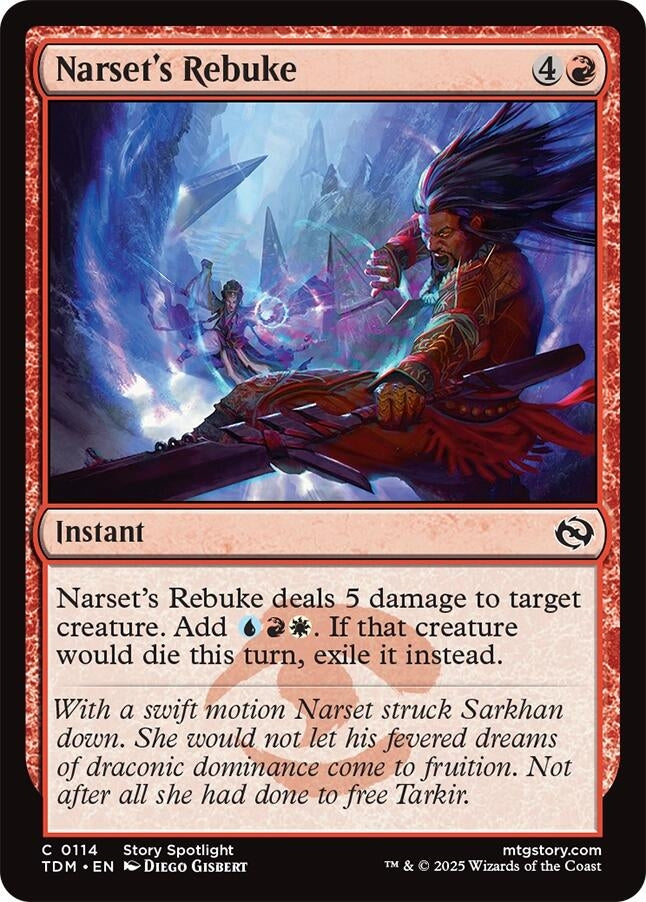 Image for Narset's Rebuke (114) (TDM)