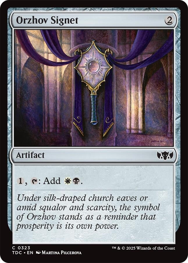 Image for Orzhov Signet (323) (TDC)