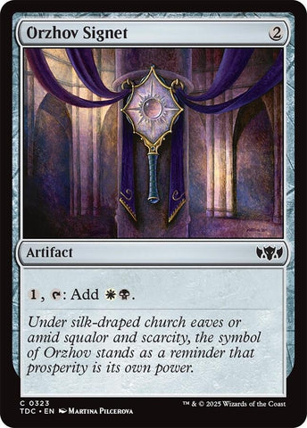 Image for Orzhov Signet (323) (TDC)
