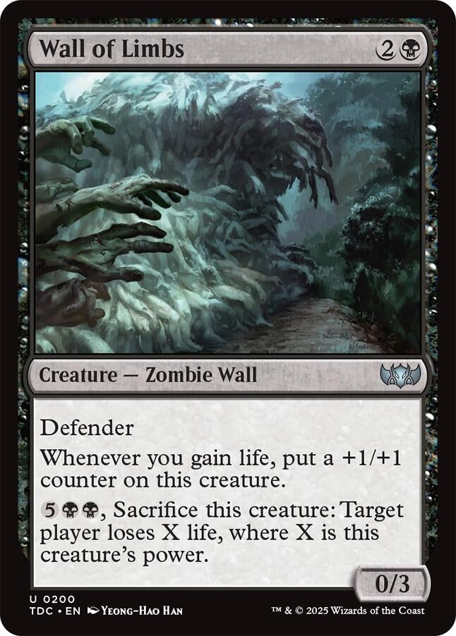Image for Wall of Limbs (200) (TDC)