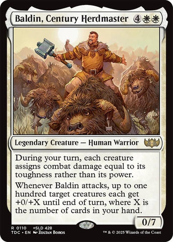 Image for Baldin, Century Herdmaster (110) (Commander: Tarkir: Dragonstorm) - Magic: The Gathering
