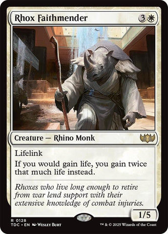 Image for Rhox Faithmender (128) - Magic: The Gathering