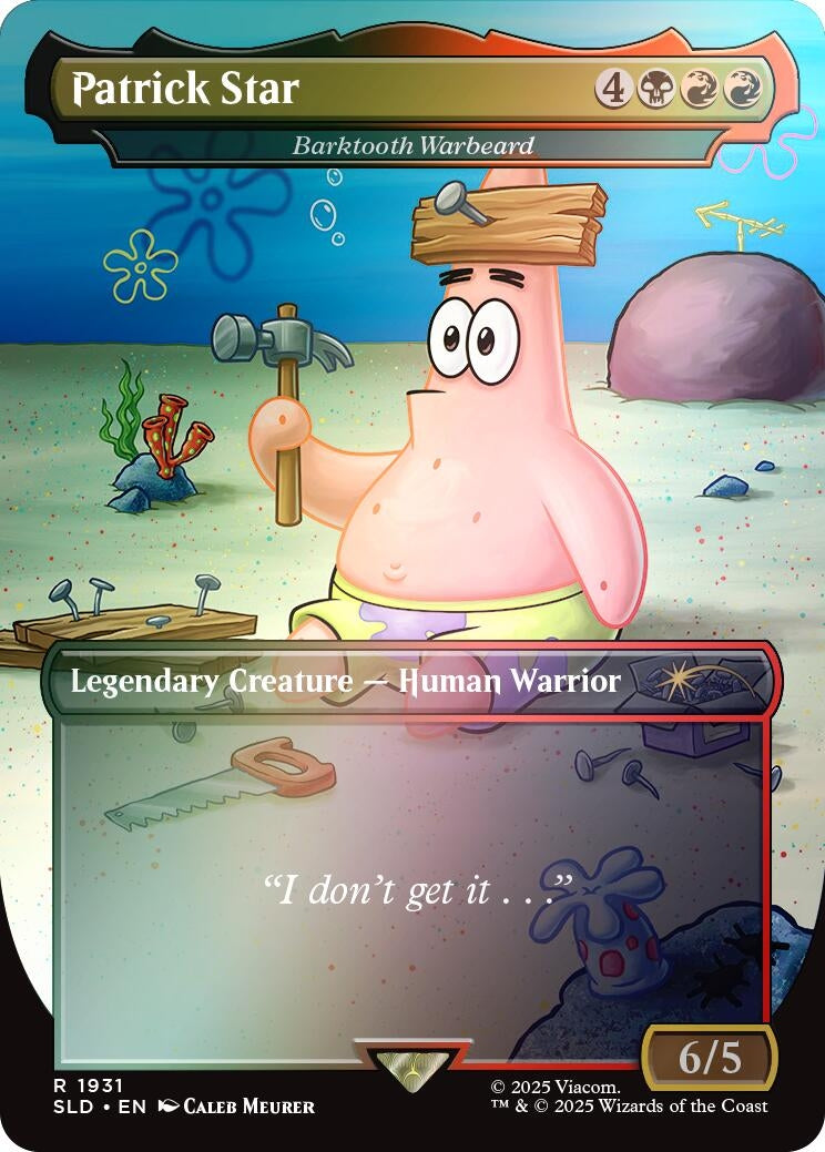 Image for Patrick Star - Barktooth Warbeard (Rainbow Foil) (1931)