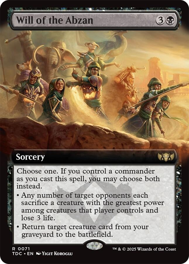 Image for Will of the Abzan (Extended Art) (71)