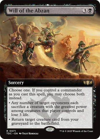 Image for Will of the Abzan (Extended Art) (71)