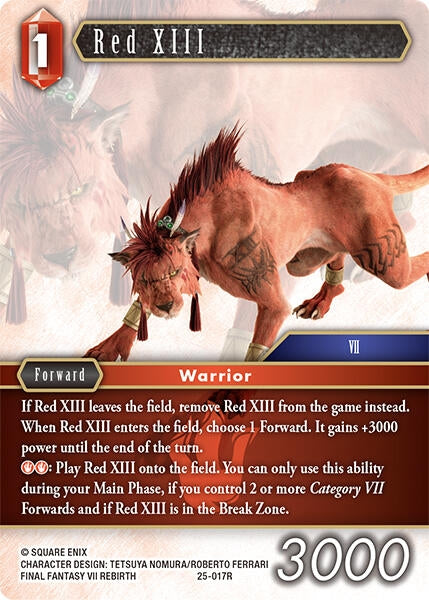 Red XIII (25-017R) (25)