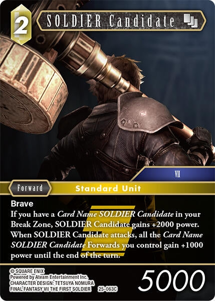 SOLDIER Candidate (25-063C) (25-063C) (25)