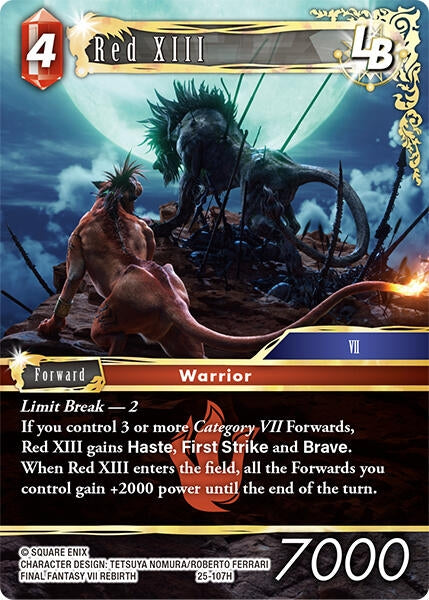 Red XIII LB (25-107H) (25)