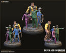 Silver Age Enforcers - Marvel MCP-Compatible Resin Miniature