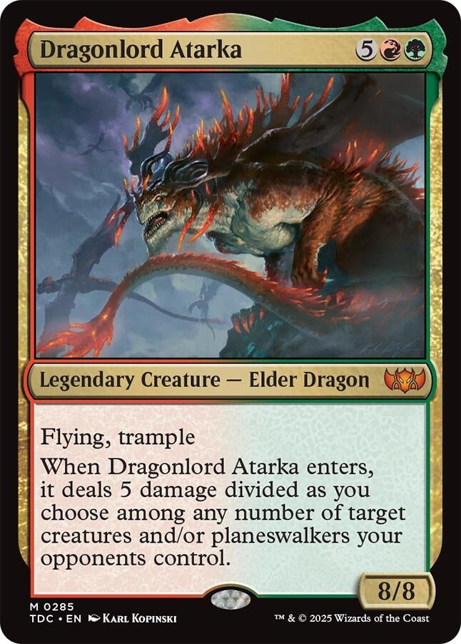 Image for Dragonlord Atarka (285)