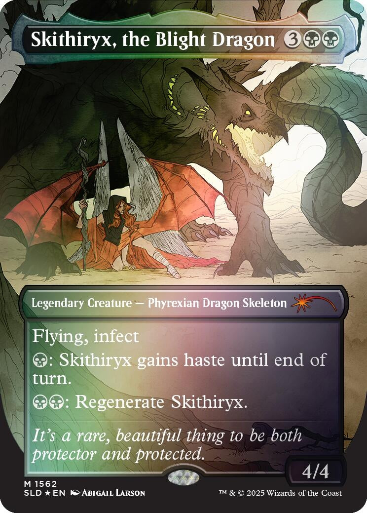 Image for Skithiryx, the Blight Dragon (Rainbow Foil) (1562)