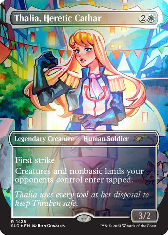 Image for Thalia, Heretic Cathar (Rainbow Foil) (1428)