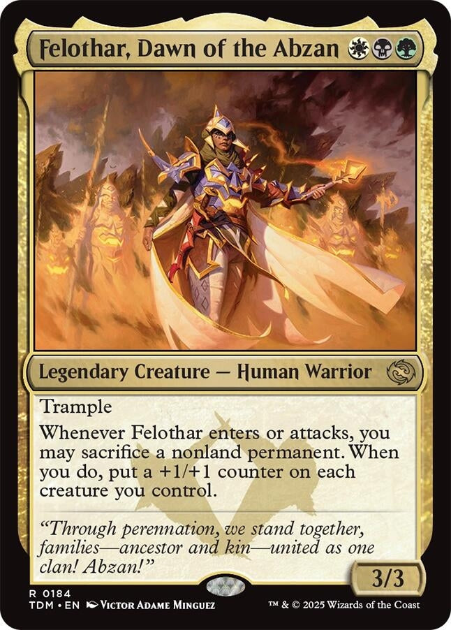 Image for Felothar, Dawn of the Abzan (184)