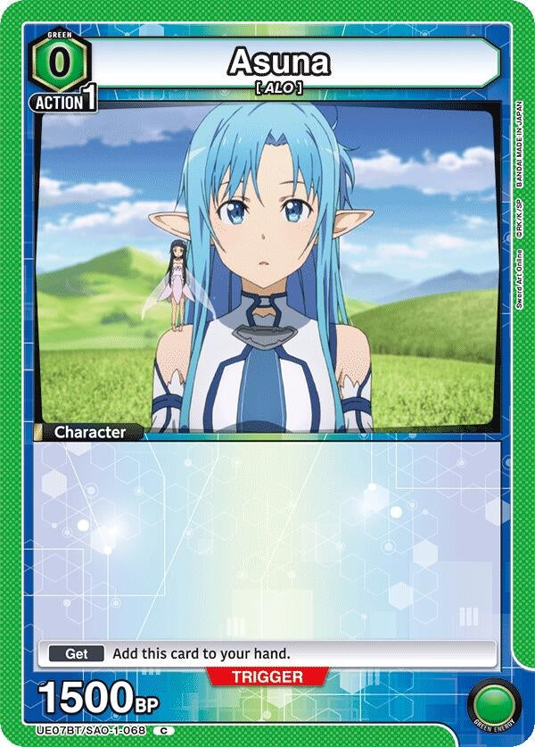 Image for Asuna (068) (Box Topper Foil) (UE07BT/SAO-1-068)