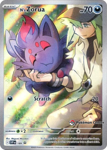 Image for N's Zorua - 189 (Pokemon Center Exclusive) (189) (SV: Scarlet & Violet Promo Cards) - Pokemon