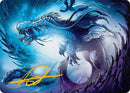 Image for Roiling Dragonstorm Art Card (33/54) (Gold-Stamped Signature) (33)