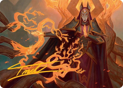 Image for Abzan Devotee Art Card (10/54) (Gold-Stamped Signature) (10)
