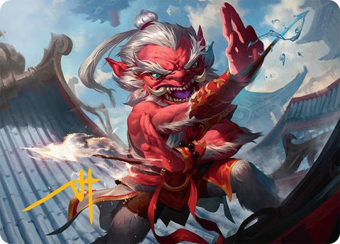 Image for Devoted Duelist Art Card (15/54) (Gold-Stamped Signature) (15)