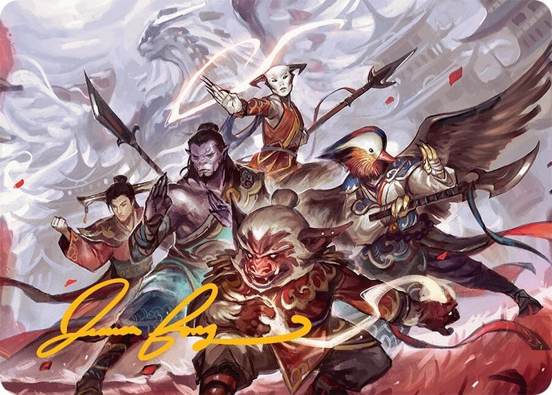 Image for Will of the Jeskai Art Card (54/54) (Gold-Stamped Signature) (54)