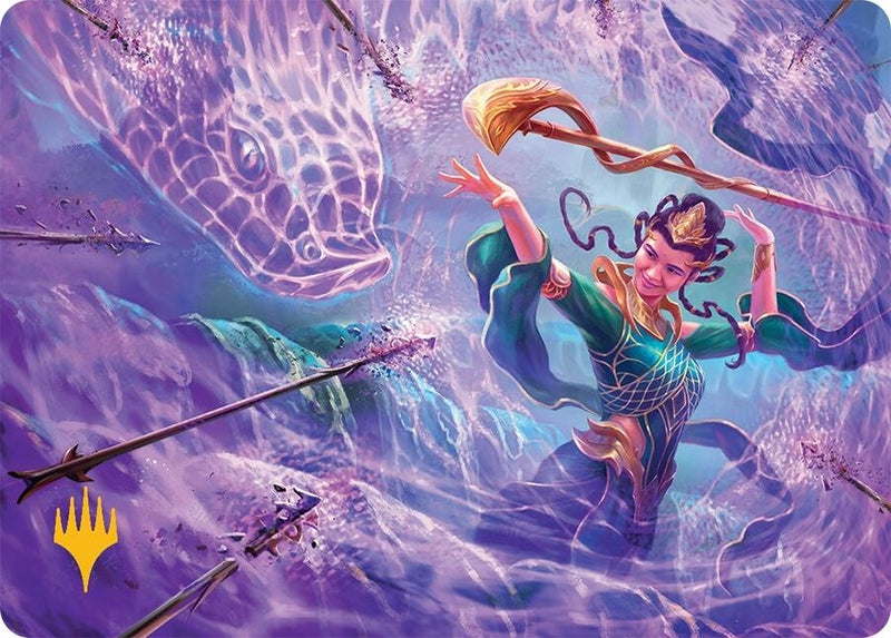 Image for Snakeskin Veil Art Card (19/54) (Gold-Stamped) (19)