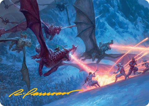 Image for Dragonback Assault Art Card (22/54) (Gold-Stamped Signature) (22)