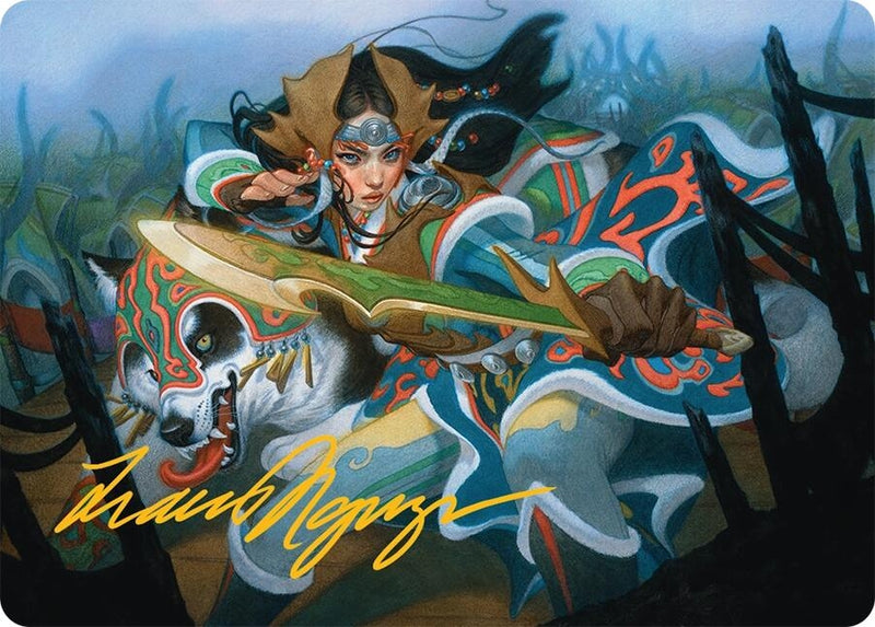 Image for Eshki Dragonclaw Art Card (23/54) (Gold-Stamped Signature) (23)