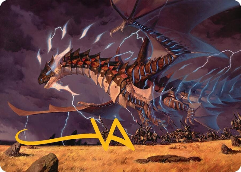 Image for Neriv, Heart of the Storm Art Card (25/54) (Gold-Stamped Signature) (25)