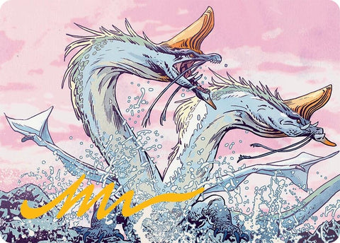 Image for Twinmaw Stormbrood Art Card (39/54) (Gold-Stamped Signature) (39)