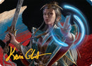 Image for Narset, Jeskai Waymaster Art Card (44/54) (Gold-Stamped Signature) (44)