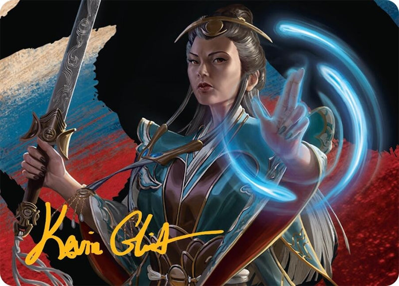 Image for Narset, Jeskai Waymaster Art Card (44/54) (Gold-Stamped Signature) (44)