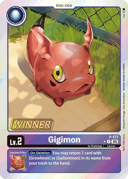 Image for Gigimon (Store Tournament 2025 Vol.2 Winner Pack) (P-177 P) (Digimon Promotion Cards) (D-PR) - Digimon Card Game