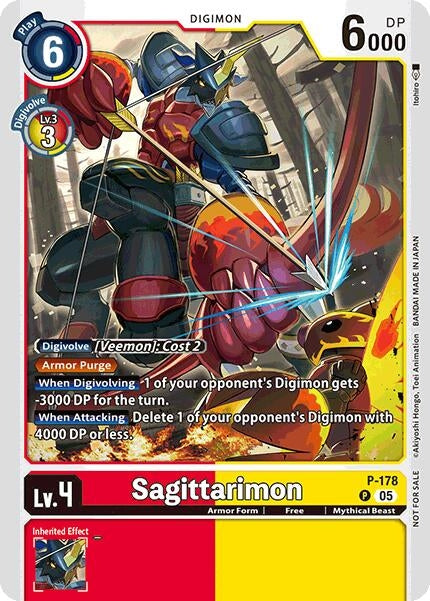 Image for Sagittarimon (Store Tournament 2025 Vol.2 Participation Pack) (P-178 P) (Digimon Promotion Cards) (D-PR) - Digimon Card Game