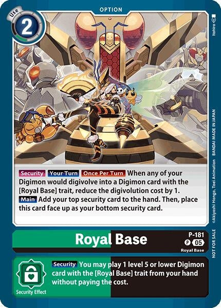 Image for Royal Base (Store Tournament 2025 Vol.2 Participation Pack) (P-181 P) (Digimon Promotion Cards) (D-PR) - Digimon Card Game