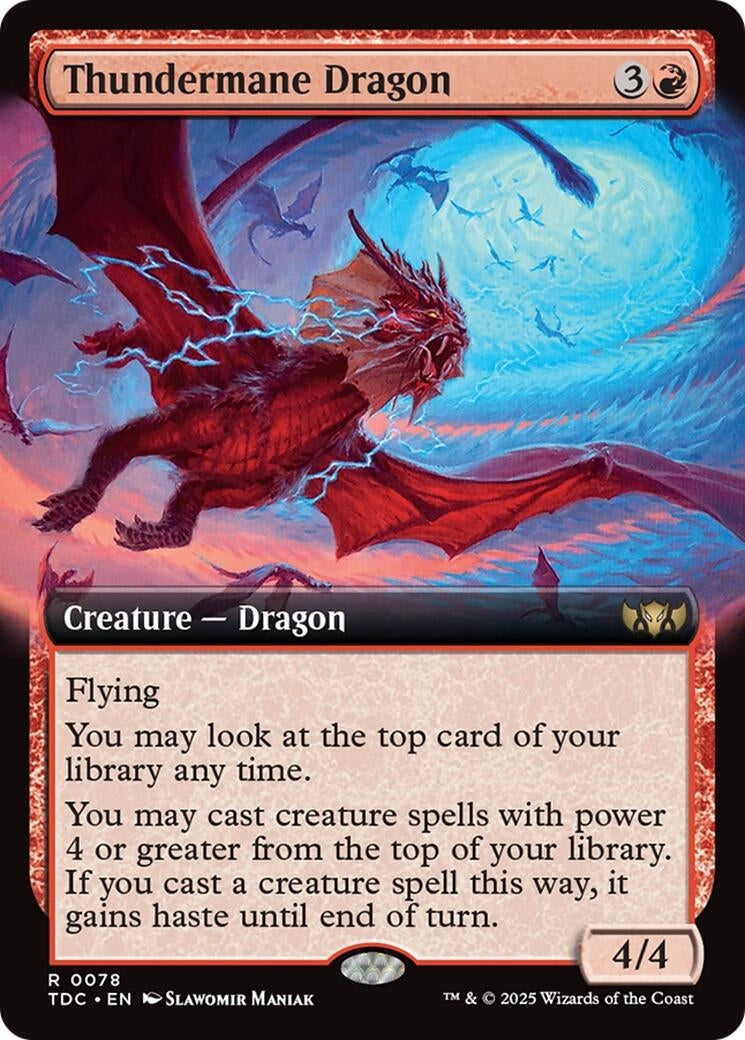 Image for Thundermane Dragon (Extended Art) (78)