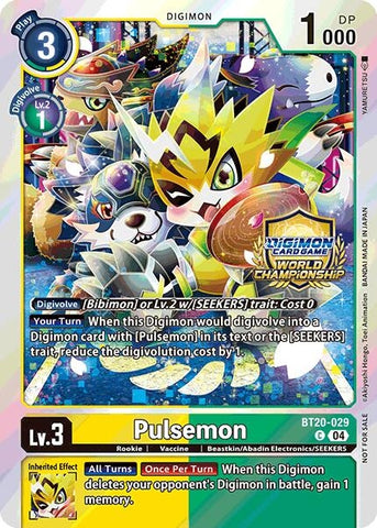 Image for Pulsemon (Regionals 25-26 Champion Card Set Season 1) (BT20-029 C)