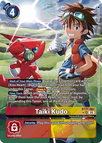 Image for Taiki Kudo (Alternate Art) (BT21-083 SR) (World Convergence) (BT-21) - Digimon Card Game