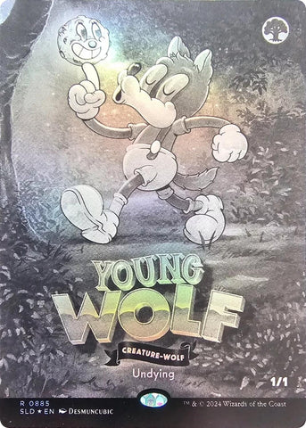 Image for Young Wolf (Black & White Foil) (885)