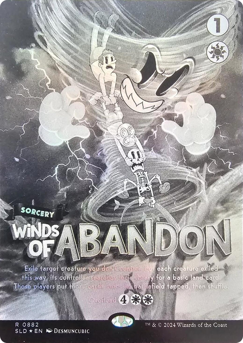 Image for Winds of Abandon (Black & White Foil) (882)
