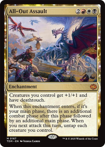 Image for All-Out Assault (167) (Promo Pack: Tarkir: Dragonstorm) - Magic: The Gathering