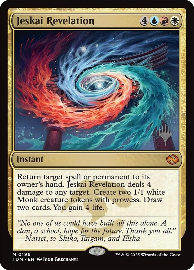 Image for Jeskai Revelation (196) - Magic: The Gathering
