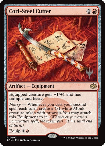 Image for Cori-Steel Cutter (103) (Promo Pack: Tarkir: Dragonstorm) - Magic: The Gathering