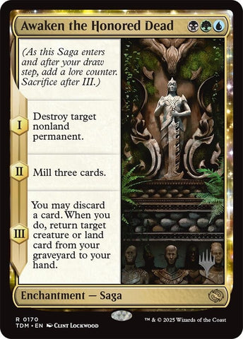 Image for Awaken the Honored Dead (170) (Promo Pack: Tarkir: Dragonstorm) - Magic: The Gathering