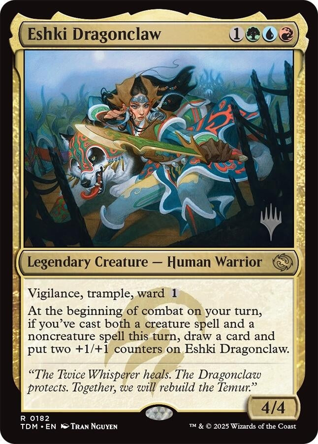 Eshki Dragonclaw (182) (Promo Pack: Tarkir: Dragonstorm)